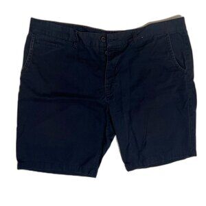 Primark Dark Blue Shorts with Maroon Trim
